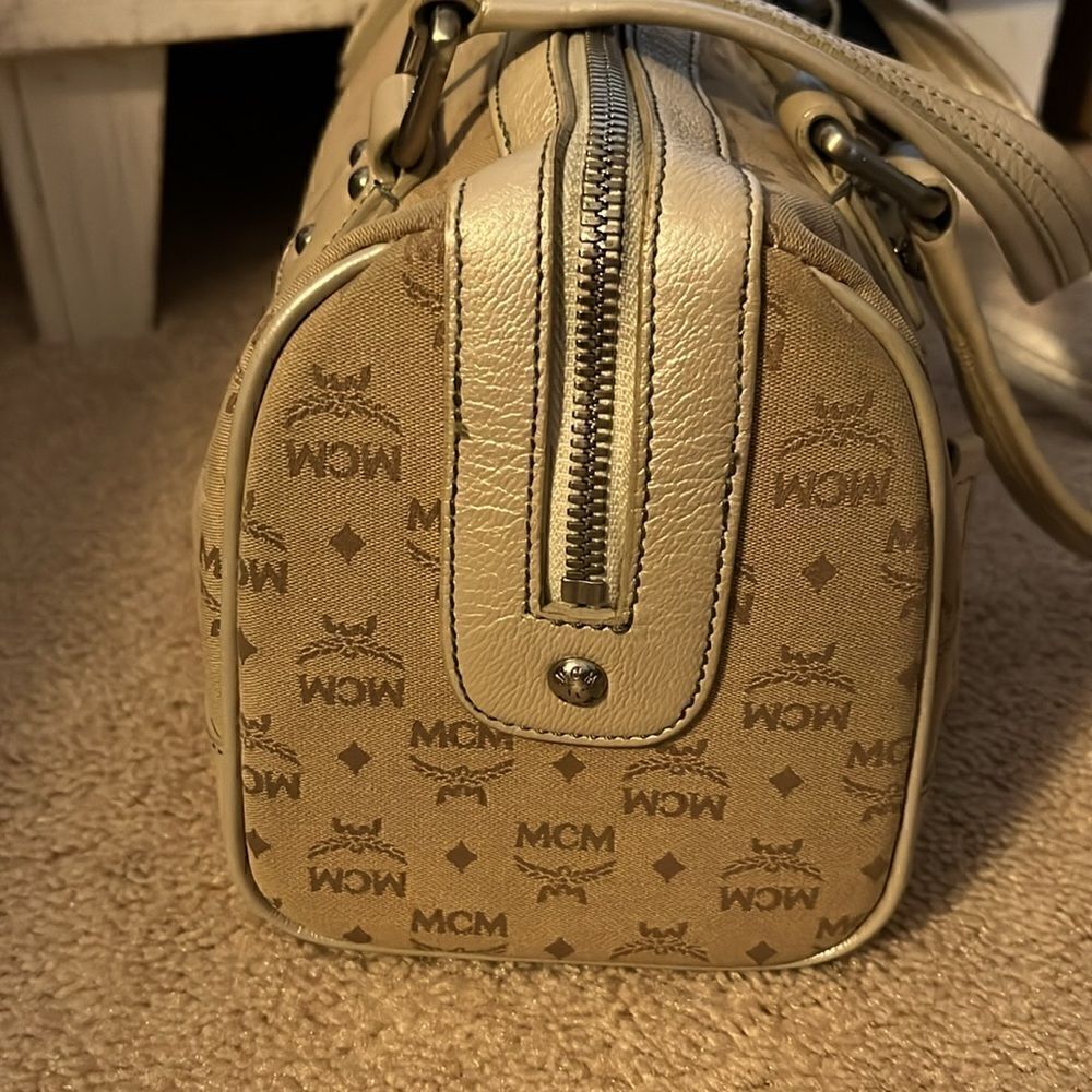 MCM MUNCHEN FABRIC SATCHEL - Picture 5 of 14